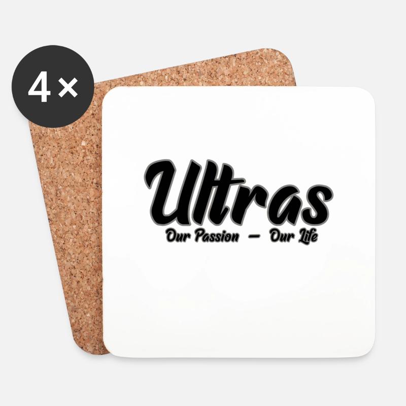 Ultras - Untersetzer (4er-Set) - Weiß