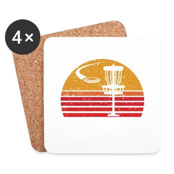 DISC GOLF VANTAGE - Coasters (set of 4) - white - Front