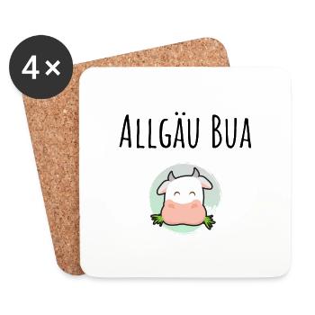 Allgäu Bua Design - Untersetzer (4er-Set) - Weiß - Vorne