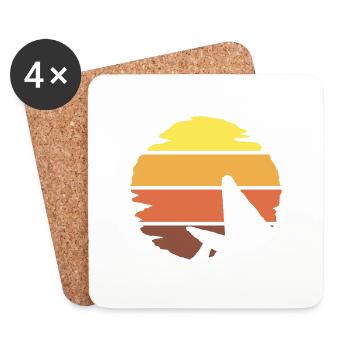 the lion king - Coasters (set of 4) - white - Front