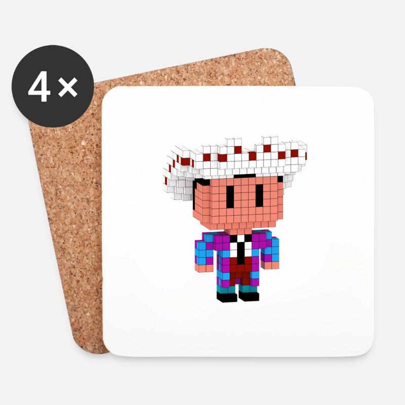 Salesman - Untersetzer (4er-Set) - Weiß