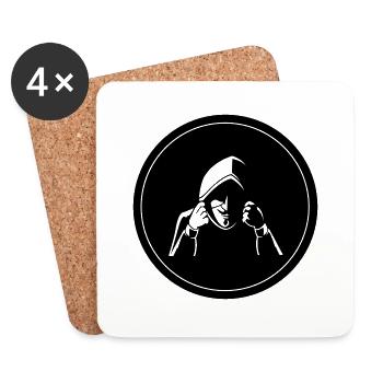 anonymous - Untersetzer (4er-Set) - Weiß - Vorne