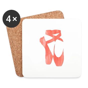 ballet Shoes - Coasters (set of 4) - white - Front
