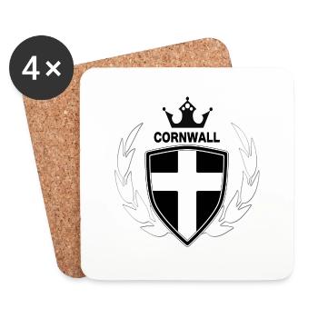 Cornwall - Untersetzer (4er-Set) - Weiß - Vorne