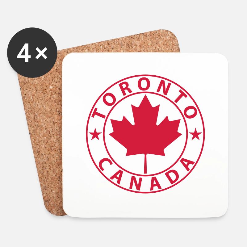 Toronto - Untersetzer (4er-Set) - Weiß
