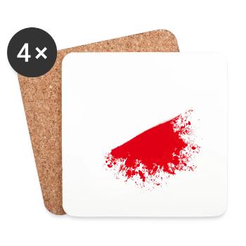 splat poland - Untersetzer (4er-Set) - Weiß - Vorne