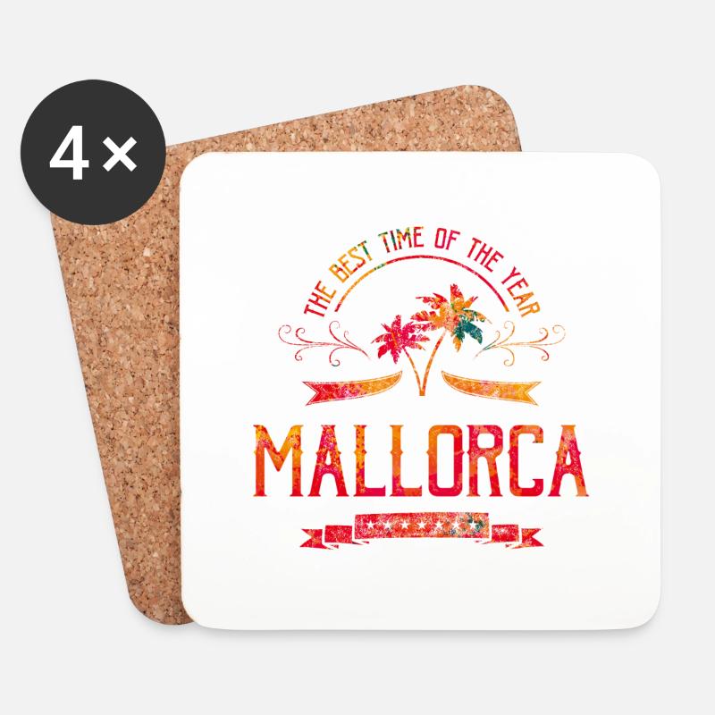 mallorca design - Untersetzer (4er-Set) - Weiß