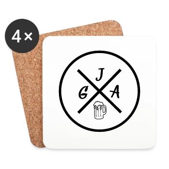 jga - Untersetzer (4er-Set) - Weiß - Vorne