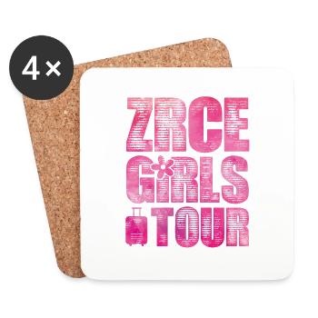 zrce girls tour - Untersetzer (4er-Set) - Weiß - Vorne