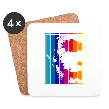 Joker Movie - Coasters (set of 4) - white - Front