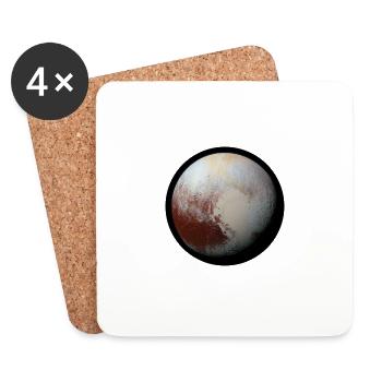 Pluto - Untersetzer (4er-Set) - Weiß - Vorne