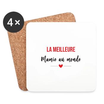 The best granny in the world - Coasters (set of 4) - white - Front