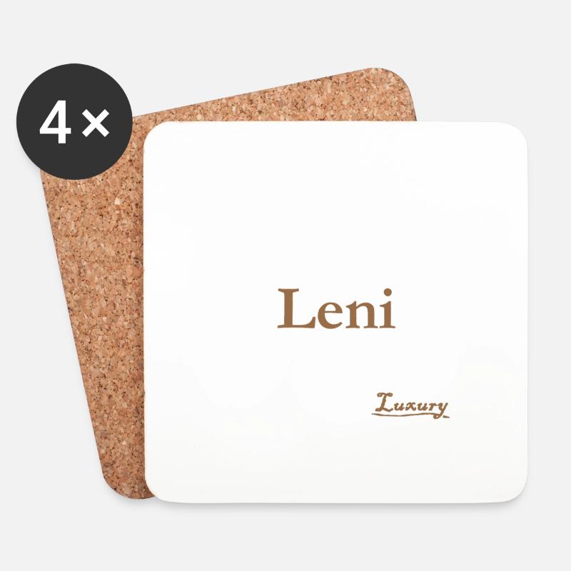Leni - Untersetzer (4er-Set) - Weiß