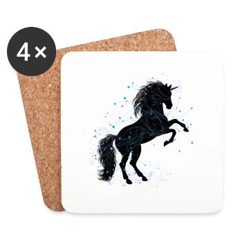 Unicorn - Coasters (set of 4) - white - Front