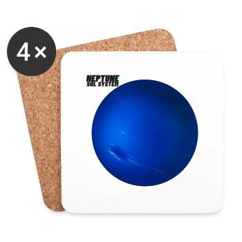 Neptune Neptun Sol System - Untersetzer (4er-Set) - Weiß - Vorne