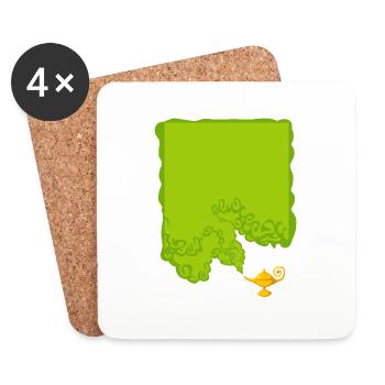 Magic lamp - Coasters (set of 4) - white - Front