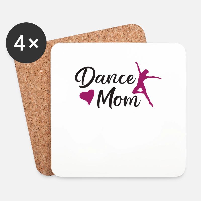 Tanzen Tanz Tänzerin Tanzschule Dancing Geschenk - Untersetzer (4er-Set) - Weiß