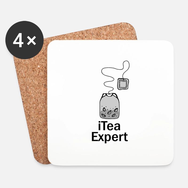 IT Expert Coding Beruf Spruch Geschenk - Untersetzer (4er-Set) - Weiß