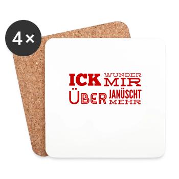 ich wundere mich über nichts mehr - Untersetzer (4er-Set) - Weiß - Vorne