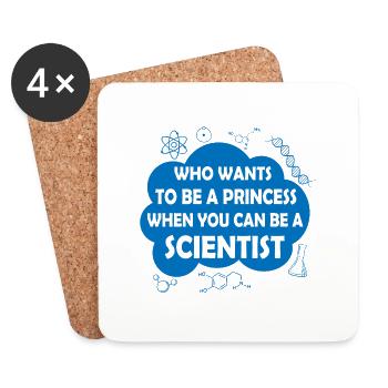 Scientist Saying Physicist Physics Gift - Coasters (set of 4) - white - Front