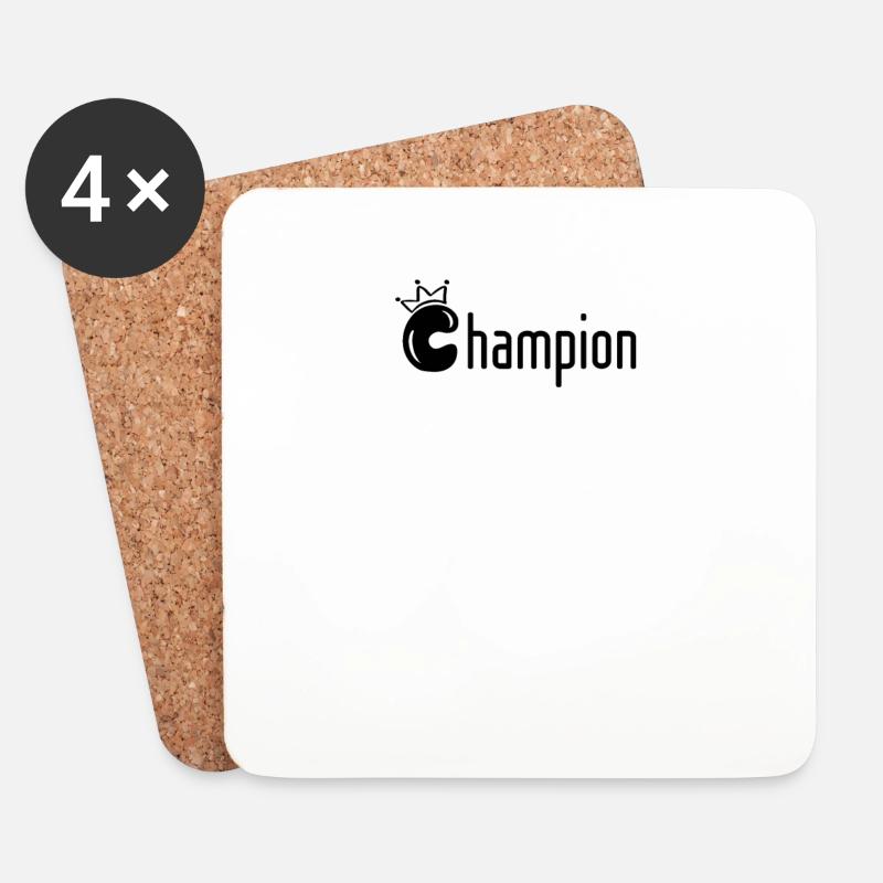Champion Herren Classic Jersey - Untersetzer (4er-Set) - Weiß