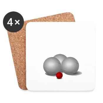 Ich kann nicht. - Untersetzer (4er-Set) - Weiß - Vorne
