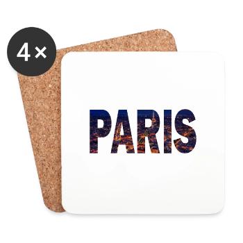 Paris paysage urbain - Untersetzer (4er-Set) - Weiß - Vorne