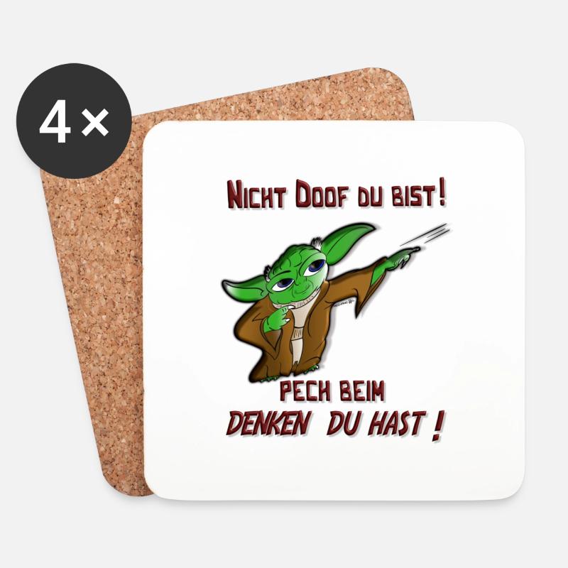 Joda - Untersetzer (4er-Set) - Weiß