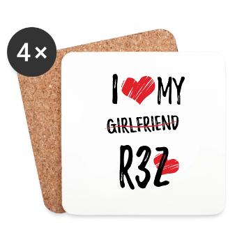 R32 Gift Car Mechanic - Coasters (set of 4) - white - Front