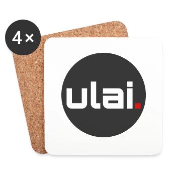 ULAI 3.0 round - Dessous de verre (lot de 4) - blanc - Devant