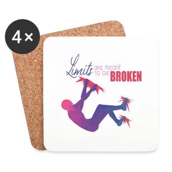 Bouldering - Coasters (set of 4) - white - Front