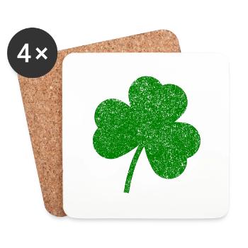 St. Patrick es Day - Untersetzer (4er-Set) - Weiß - Vorne