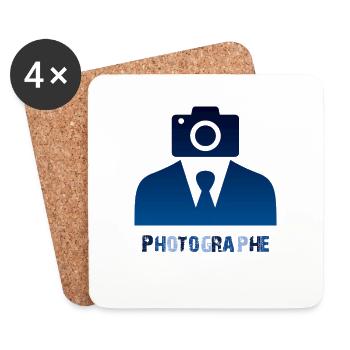 Photographer - Coasters (set of 4) - white - Front