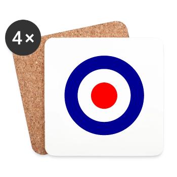 MOD LOGO - Dessous de verre (lot de 4) - blanc - Devant