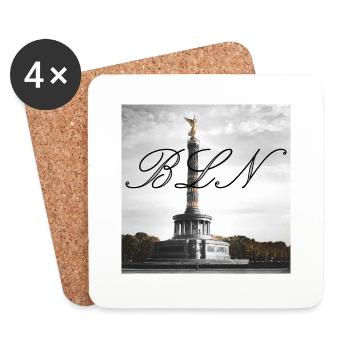 berlin berlin - Dessous de verre (lot de 4) - blanc - Devant