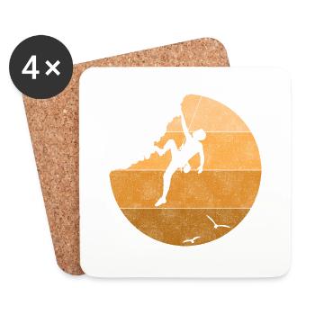 Climbing - Coasters (set of 4) - white - Front