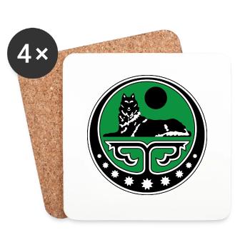 Chechen Cadeau Tchétchénie Daghestan Grozny - Dessous de verre (lot de 4) - blanc - Devant