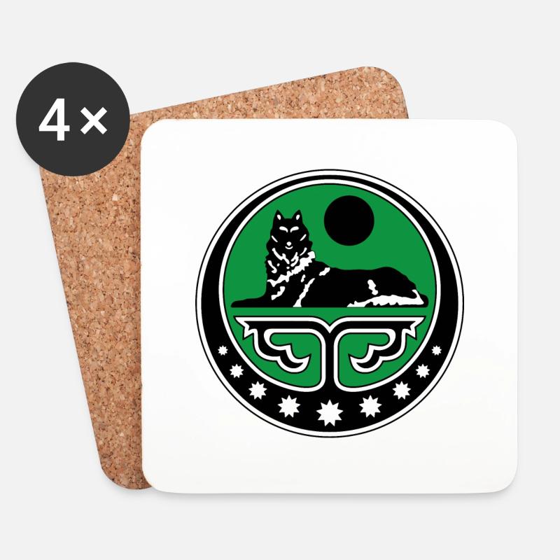 Chechen Geschenk Tschetschenien Dagestan Grosny - Untersetzer (4er-Set) - Weiß