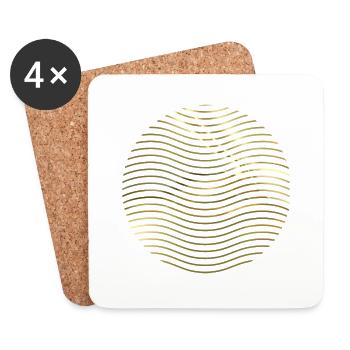 sun - Coasters (set of 4) - white - Front