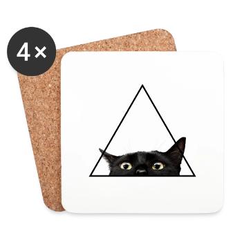 Lurking - Coasters (set of 4) - white - Front