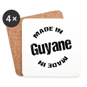 made in guyane - Dessous de verre (lot de 4) - blanc - Devant