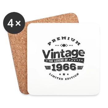 VINTAGE 1966 - Coasters (set of 4) - white - Front