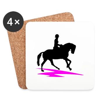 Horse - Coasters (set of 4) - white - Front