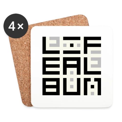 logo LIFEALBUM A - Sottobicchieri (set da 4 pezzi)