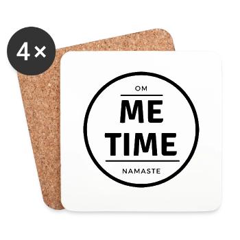 ME TIME - Untersetzer (4er-Set) - Weiß - Vorne
