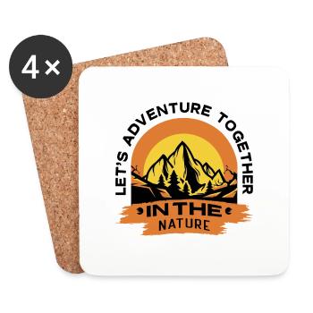Nature Design Outdoor - Coasters (set of 4) - white - Front