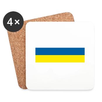 Stop Putin - Untersetzer (4er-Set) - Weiß - Vorne