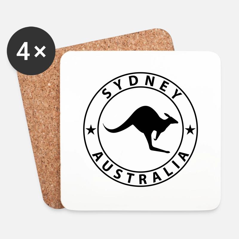 Sydney - Untersetzer (4er-Set) - Weiß