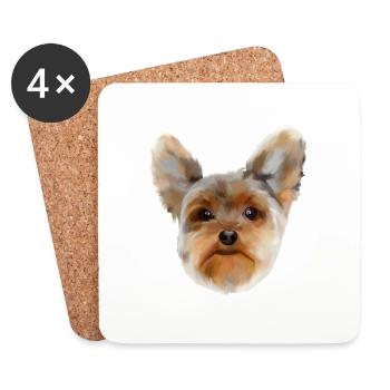 YORKSHIRE - Coasters (set of 4) - white - Front