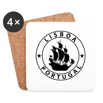 Lisbon - Coasters (set of 4) - white - Front